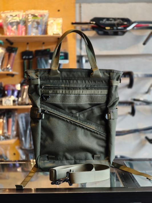 Exonomad 3 in 1 Tote Bag Army Green (Backpack, Sling, Tote)