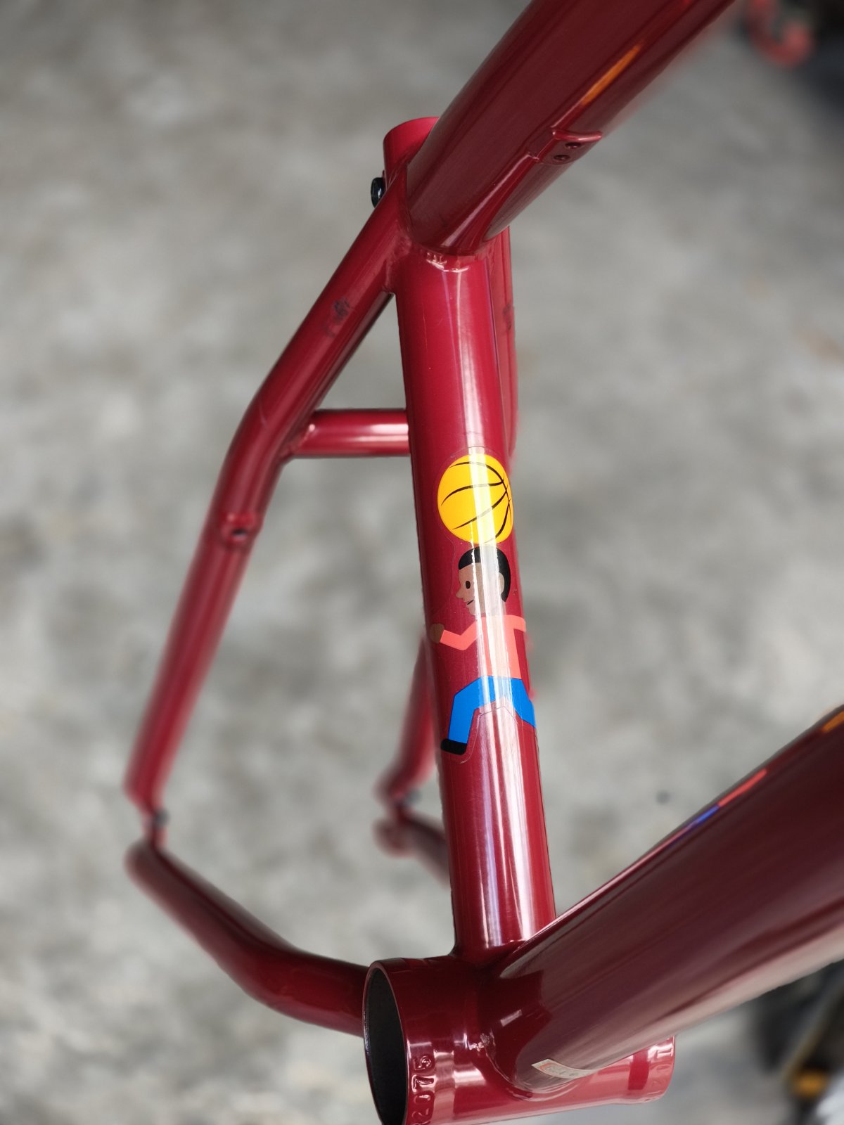 BSD Raider, David Grant signature BMX frame, 20.75" top tube