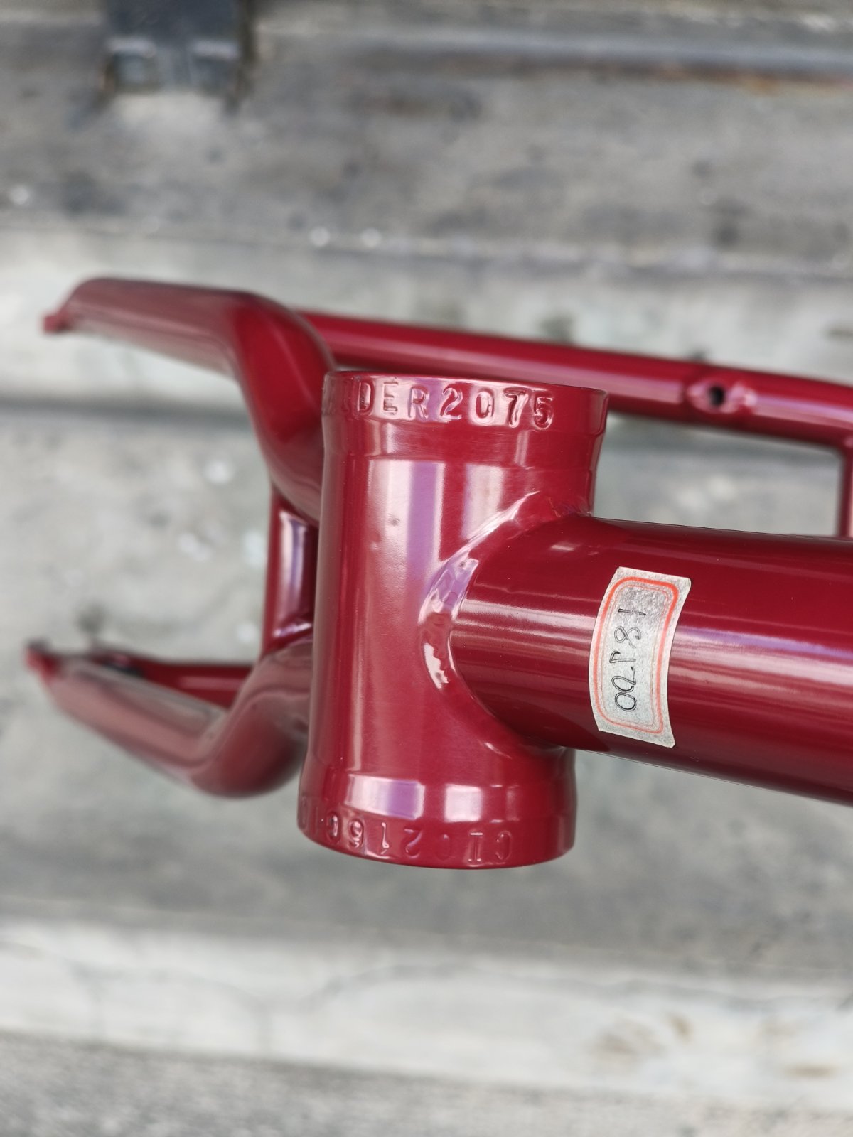 BSD Raider, David Grant signature BMX frame, 20.75" top tube