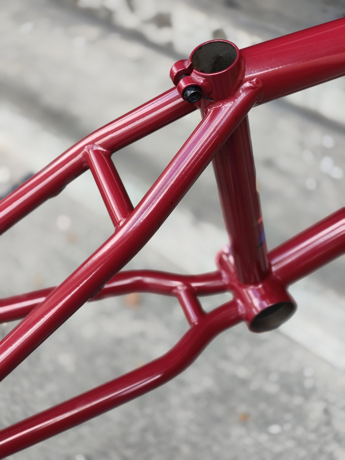 BSD Raider, David Grant signature BMX frame, 20.75" top tube