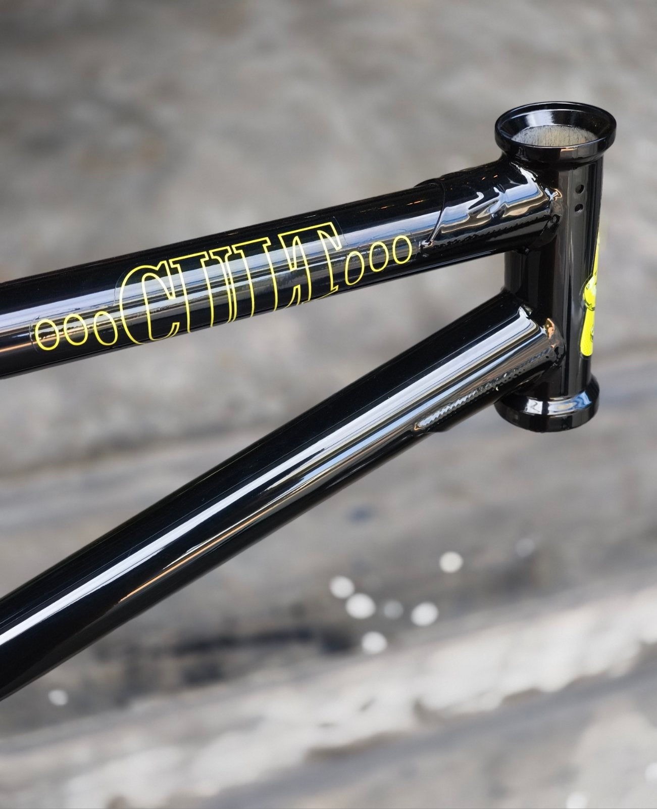 CULT HEAVEN'S GATE IC2 FRAME,  Brandon Begin Signature , Alex Duleba Black Colorway 20.5" TT