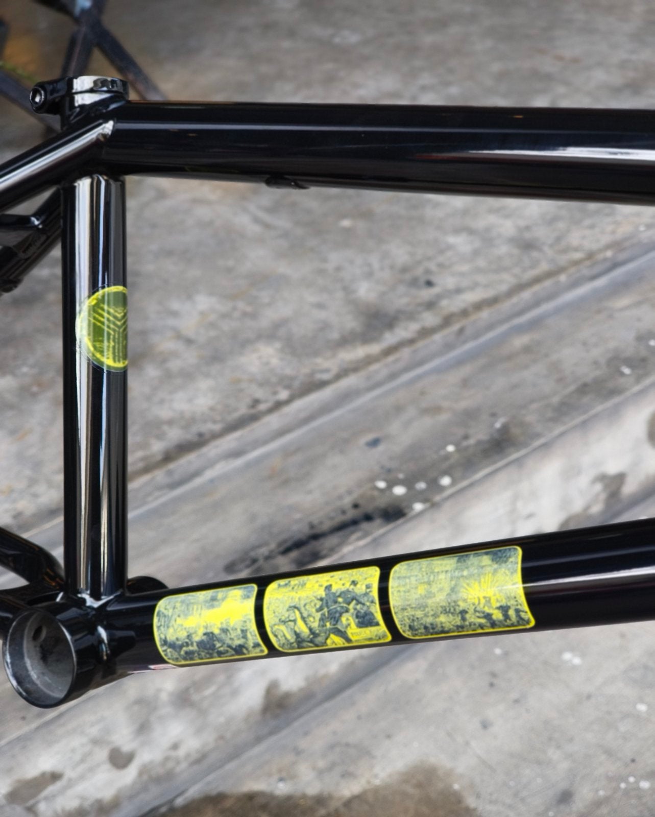 CULT HEAVEN'S GATE IC2 FRAME,  Brandon Begin Signature , Alex Duleba Black Colorway 20.5" TT