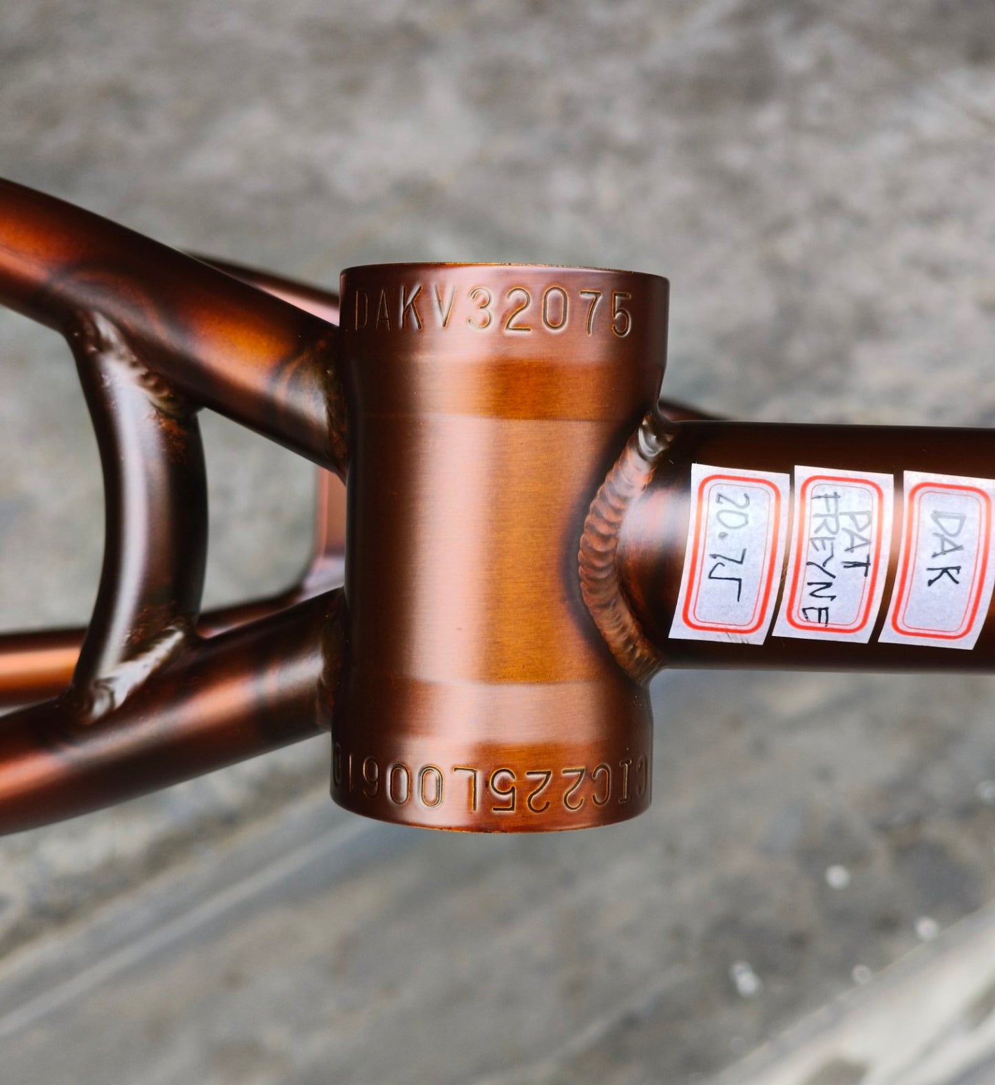 CULT DAK FRAME – Dakota Roche Signature / Pat Freyne Translucent Brown Colorway / 20.75" TT