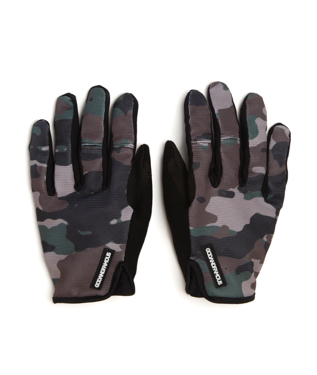 Godandfamous, Cycling Gloves Woodland Camo (sold by pair)