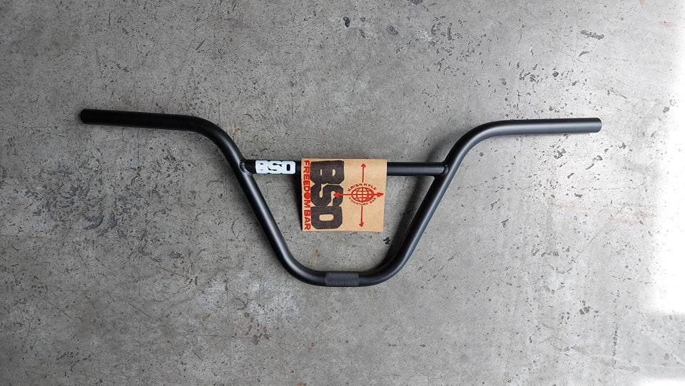 BSD Freedom BMX Bar, 2pc bar type, 9" rise