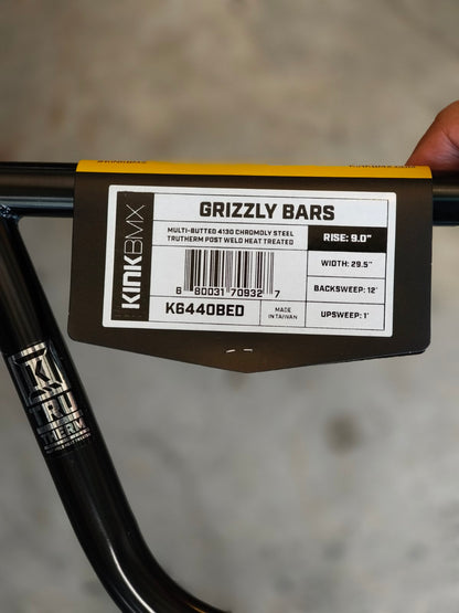 Kink BMX, "Grizzly" BMX Bar 9"