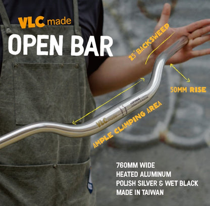 Veloci, Open Bar (available in Black and silver)