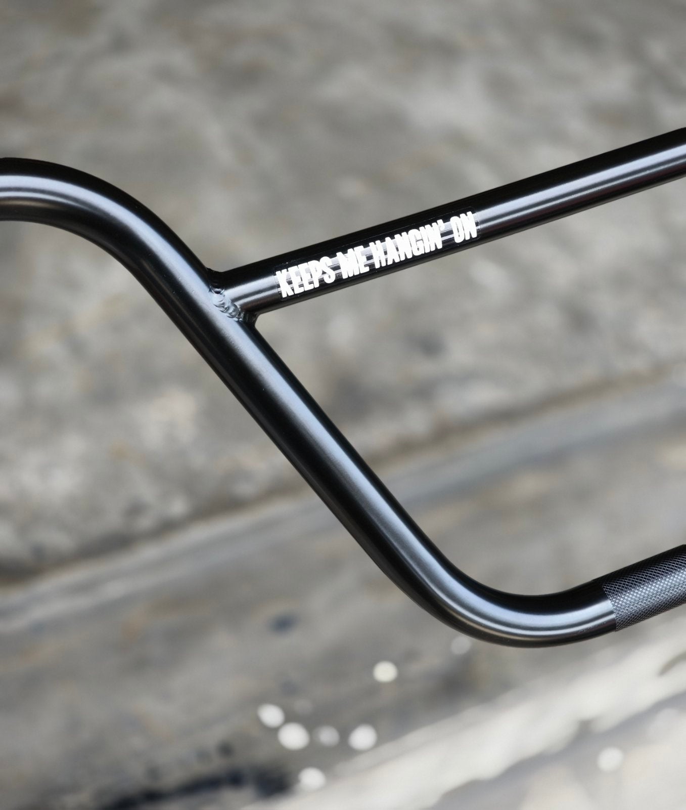 CULT CREW BMX BAR – BLACK (9" RISE)
