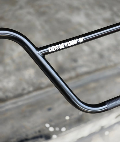 CULT CREW BMX BAR – BLACK (9" RISE)