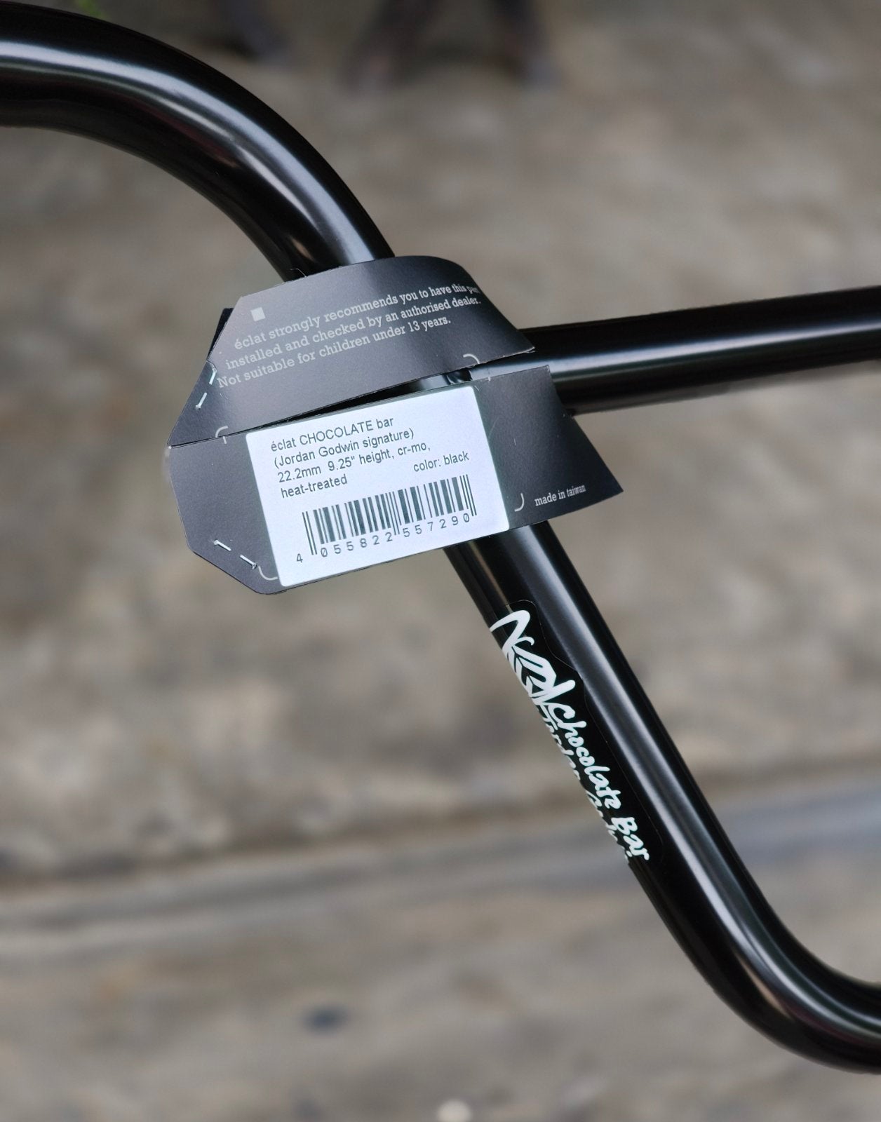 ÉCLAT CHOCOLATE BMX BAR – JORDAN GODWIN SIGNATURE (9.25" RISE)  BLACK