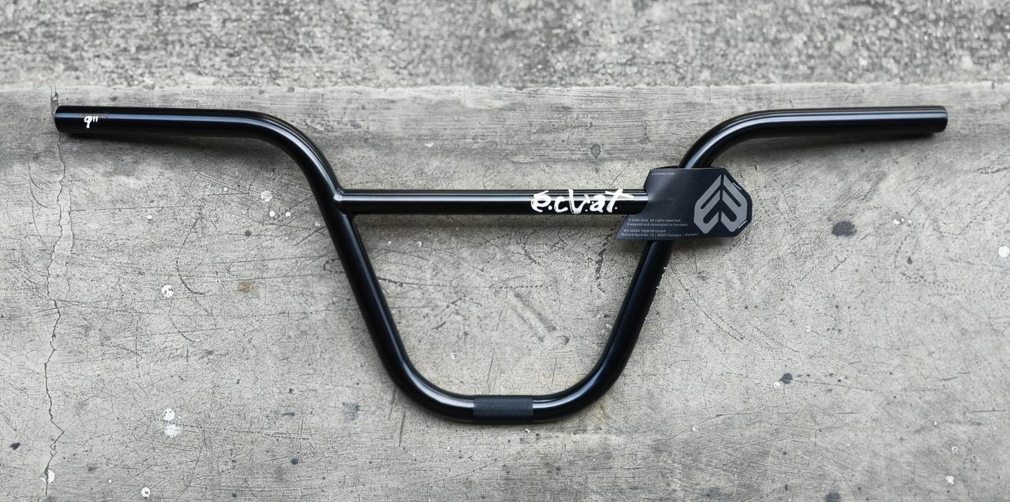 ÉCLAT CHOCOLATE BMX BAR – JORDAN GODWIN SIGNATURE (9" RISE)  BLACK