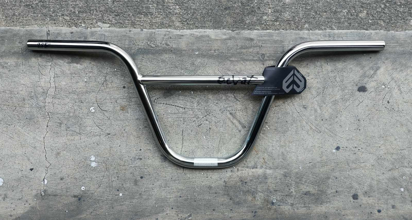 ÉCLAT CHOCOLATE BMX BAR – JORDAN GODWIN SIGNATURE, CHROME FINISH 9.25" Rise