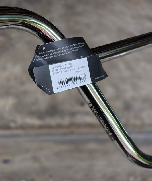ÉCLAT CHOCOLATE BMX BAR – JORDAN GODWIN SIGNATURE (9" RISE) CHROME
