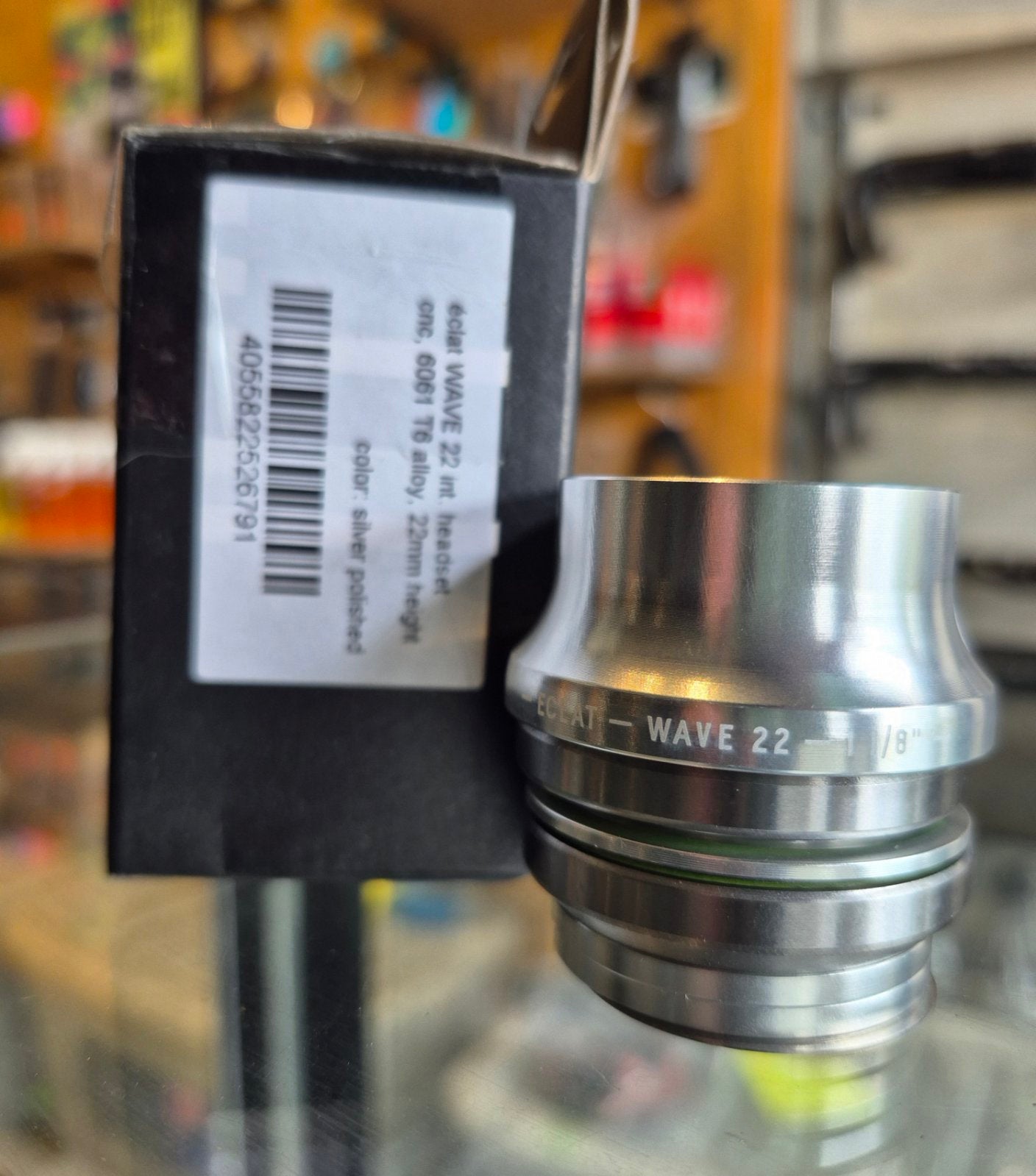 ÉCLAT WAVE 22 INTEGRATED HEADSET – POLISHED SILVER