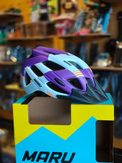 Helmet MTB Maru Tracer (available in Blue & Purple)
