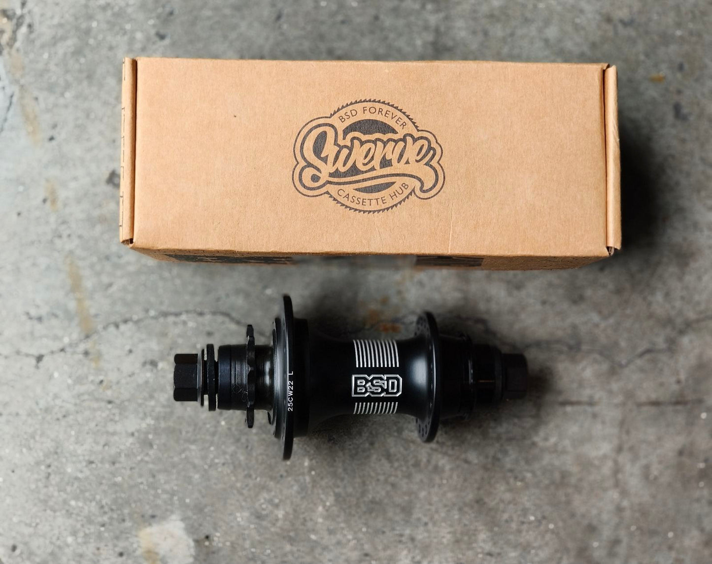 BSD- Swerve Cassette Hub, Female, LSD
