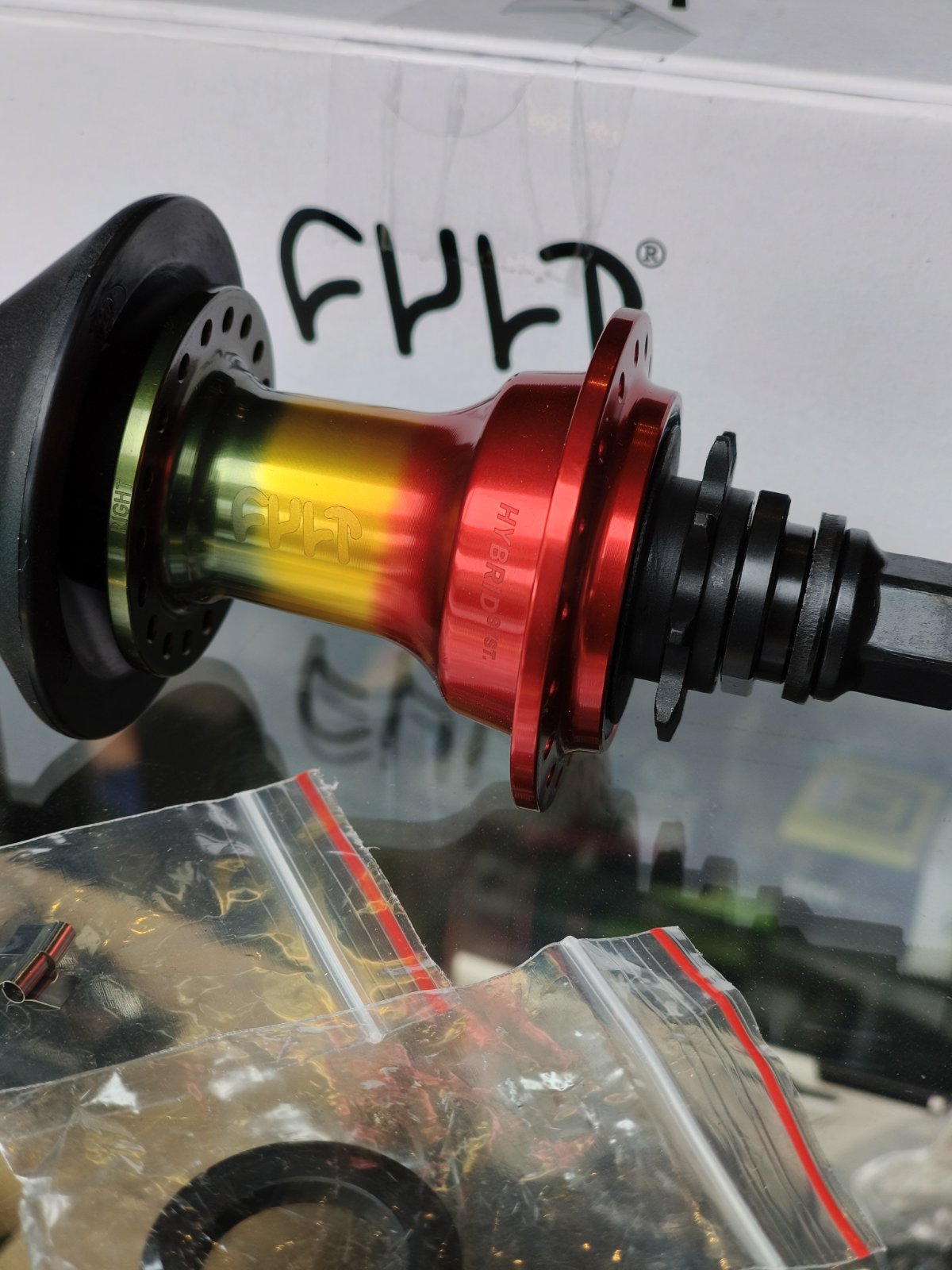 Cult Crew RASTA Hybrid Rear Hub w/ Non Drive Guard (LSD/ RSD)