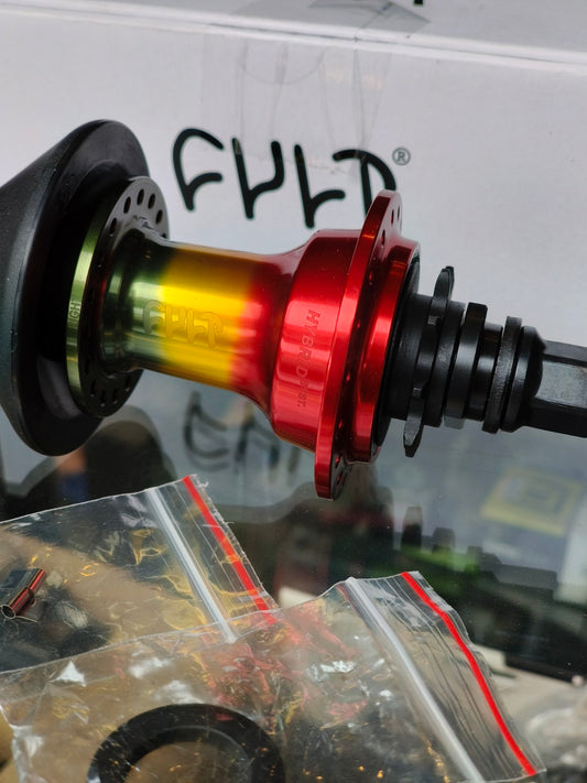 Cult Crew RASTA Hybrid Rear Hub w/ Non Drive Guard (LSD/ RSD)