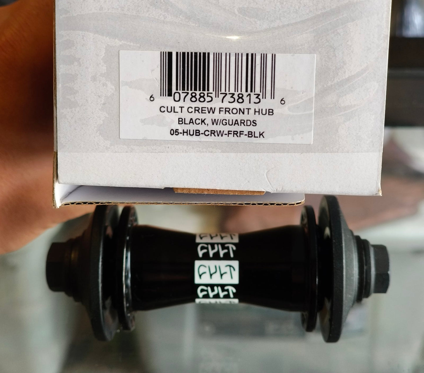 CULT CREW FRONT HUB – BLACK