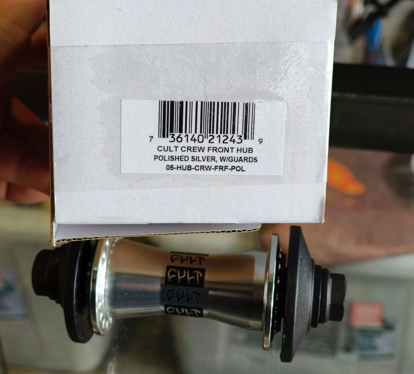 CULT CREW FRONT HUB – POLISHED SILVER
