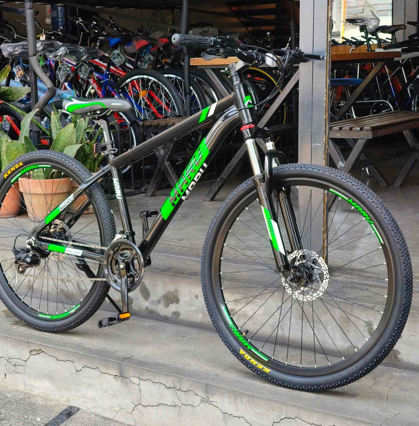 Mt Bike 27.5 Maru Shiba Black Green