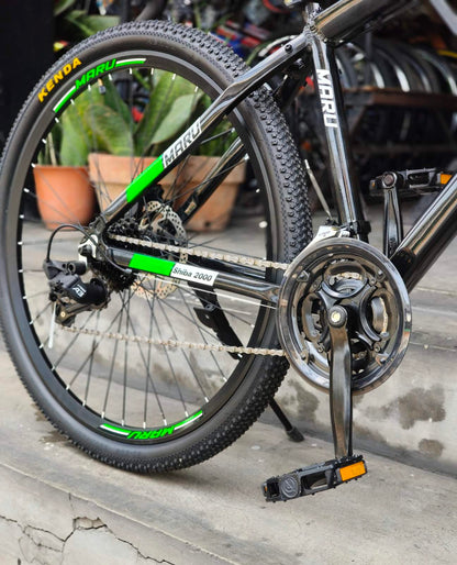 Mt Bike 27.5 Maru Shiba Black Green