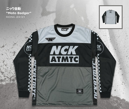 Nick Automatic, "Moto Badger 2.0" Riding Jersey - Black