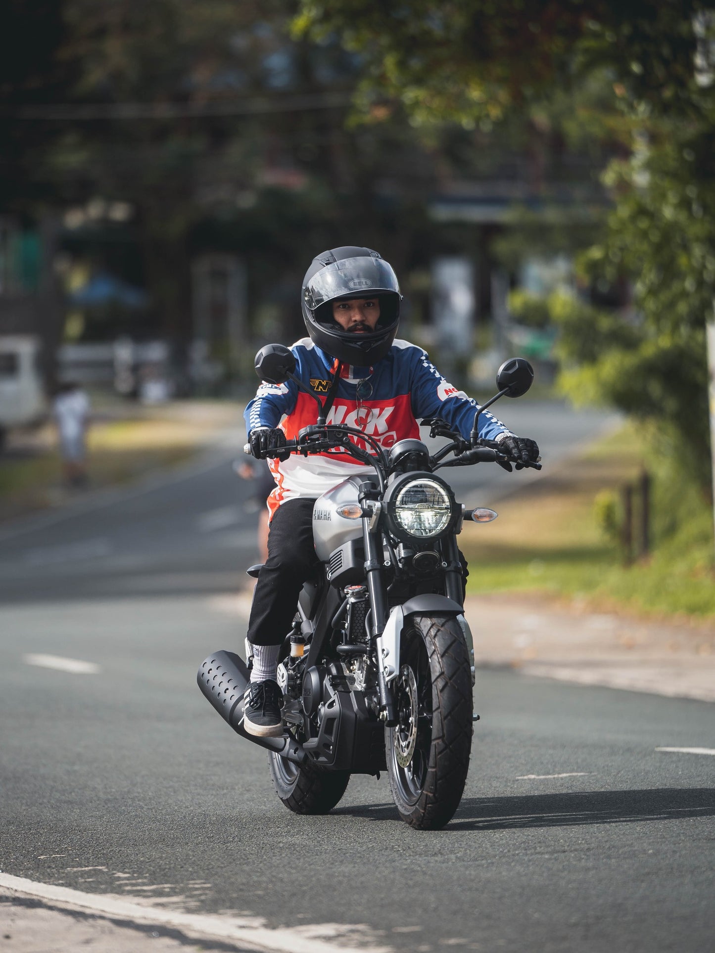 Nick Automatic, "Moto Badger 2.0" Riding Jersey - Red