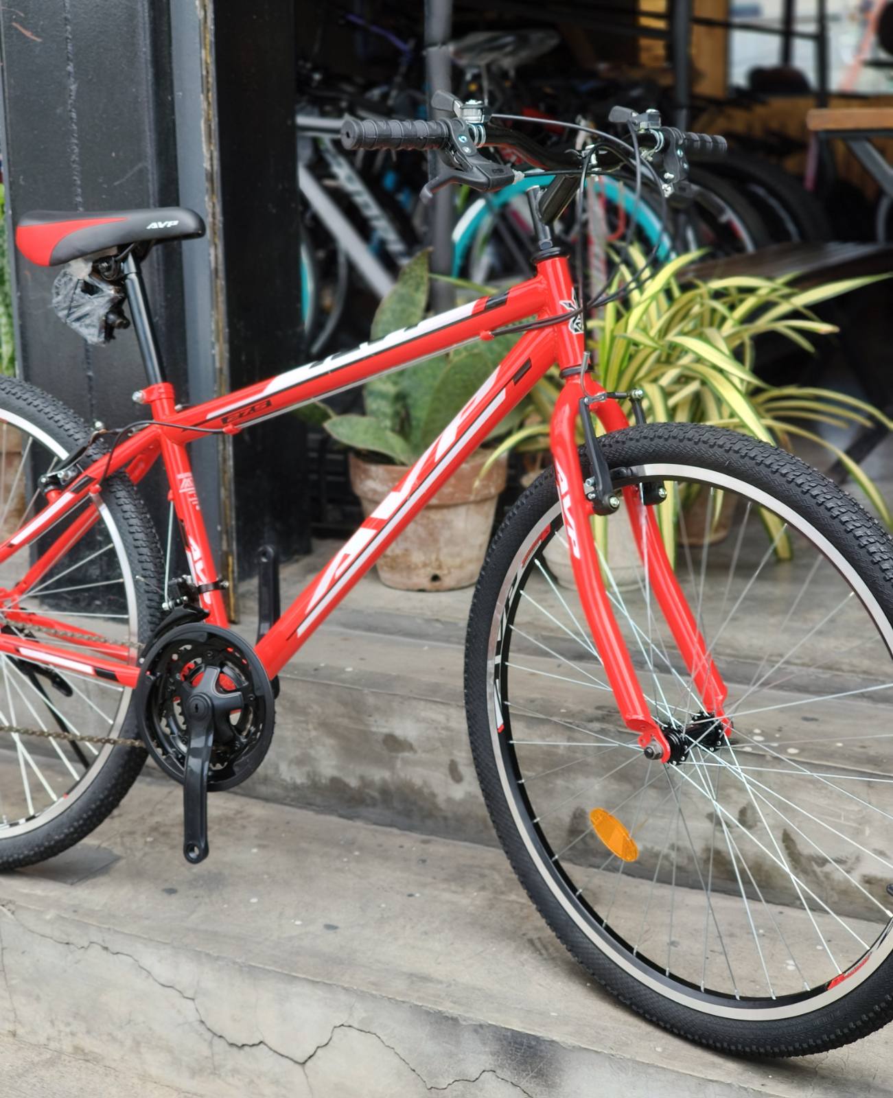 Mt Bike AVP, Double wall rim alloy available in various colors Red