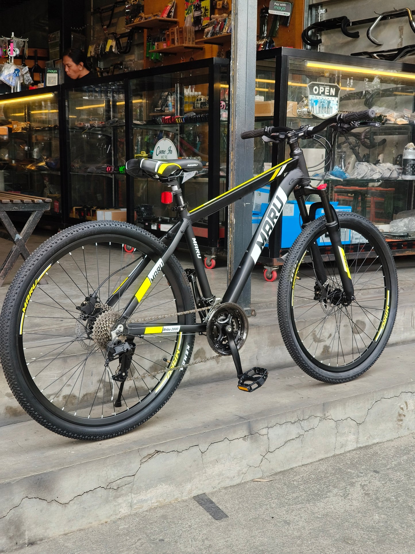 Mt Bike 27.5 Maru Shiba Black Yellow
