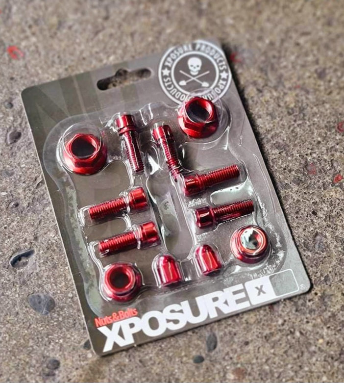 Nut & Bolt Set - Xposure (available in various colors)