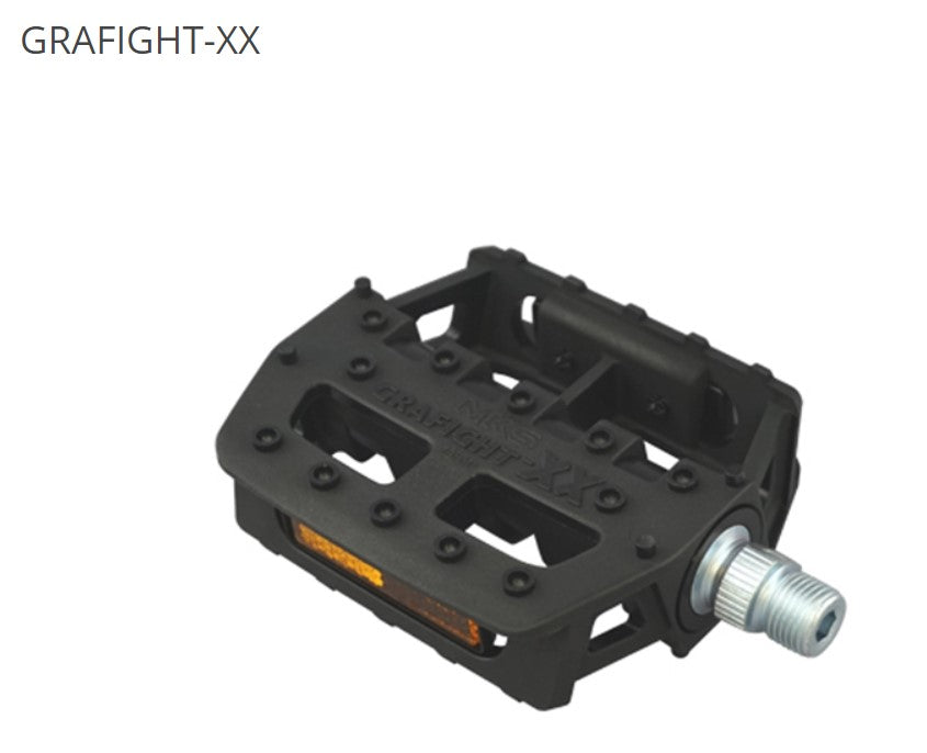 MKS, Grafight- XX Alloy Black Pedals