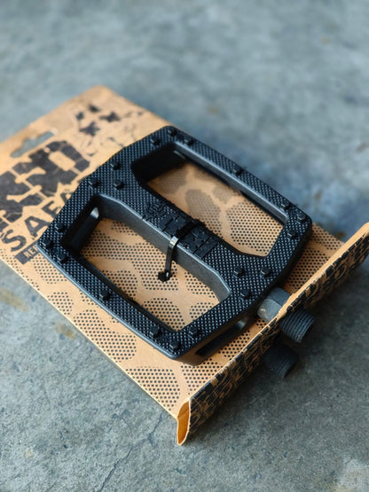 BSD SAFARI PEDALS - Available in Black & Dark Gum