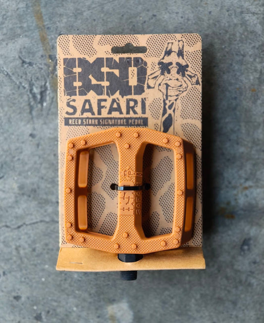 BSD SAFARI PEDALS - Available in Black & Dark Gum