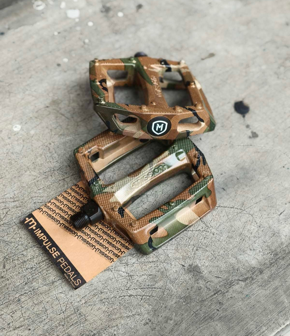 Mission BMX, Impulse Pedals (Camo Series) Available in Various Colors)