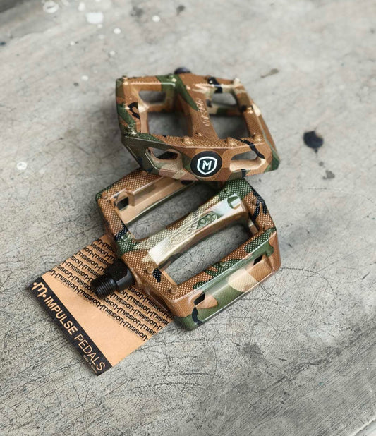 Mission BMX, Impulse Pedals (Camo Series) Available in Various Colors)