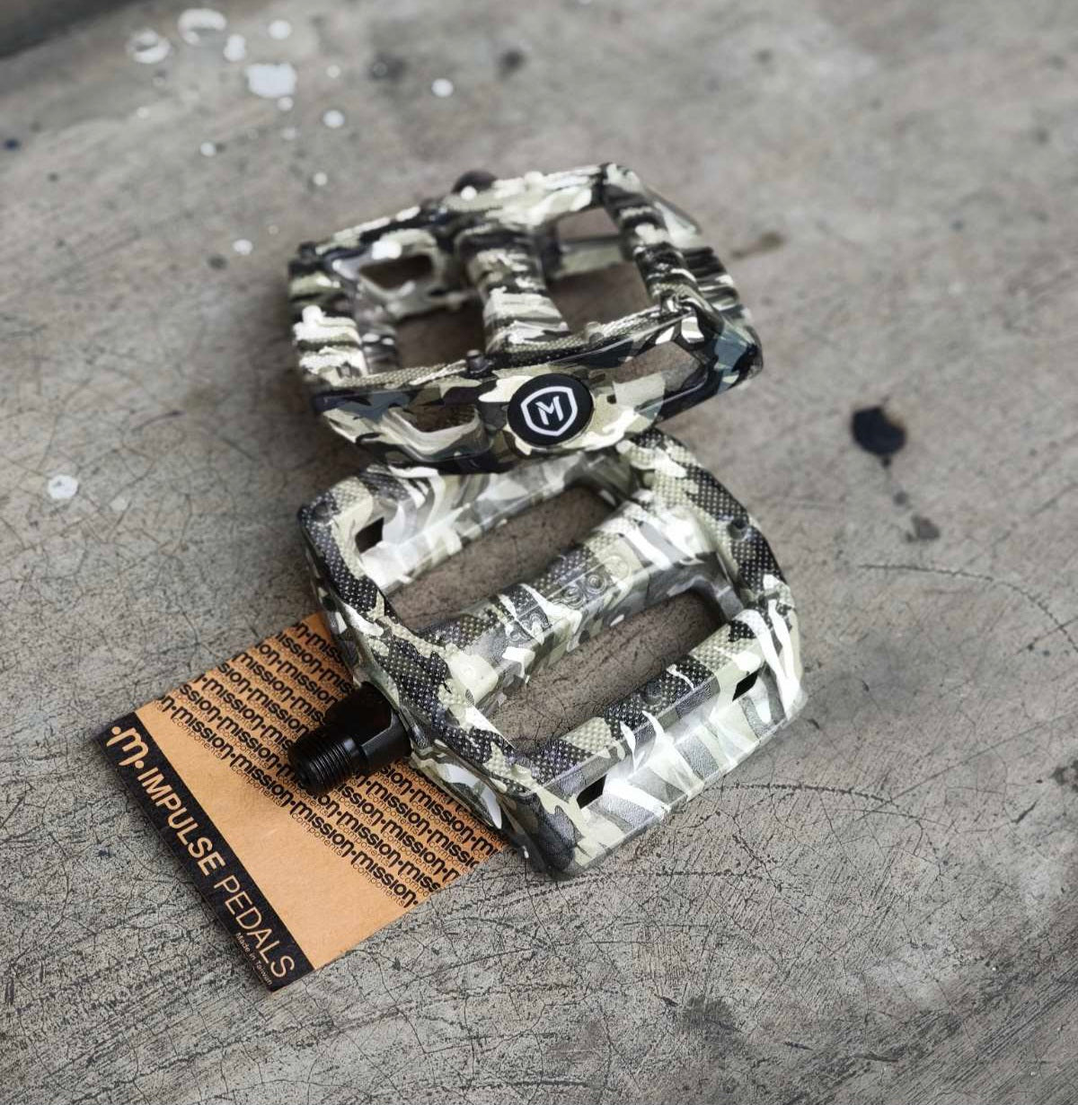 Mission BMX, Impulse Pedals (Camo Series) Available in Various Colors)