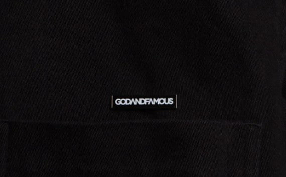 Godandfamous, Enamel Pin - Box Logo