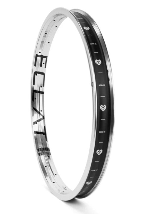 Eclat Trippin BMX Rim, Polished silver