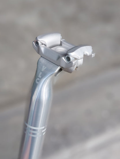 Veloci, Torch Seat Post, Polished silver - 15mm offset