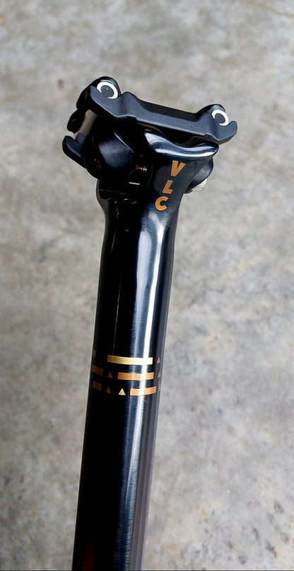 Veloci, Torch Seat Post, Wet Black - 0 offset