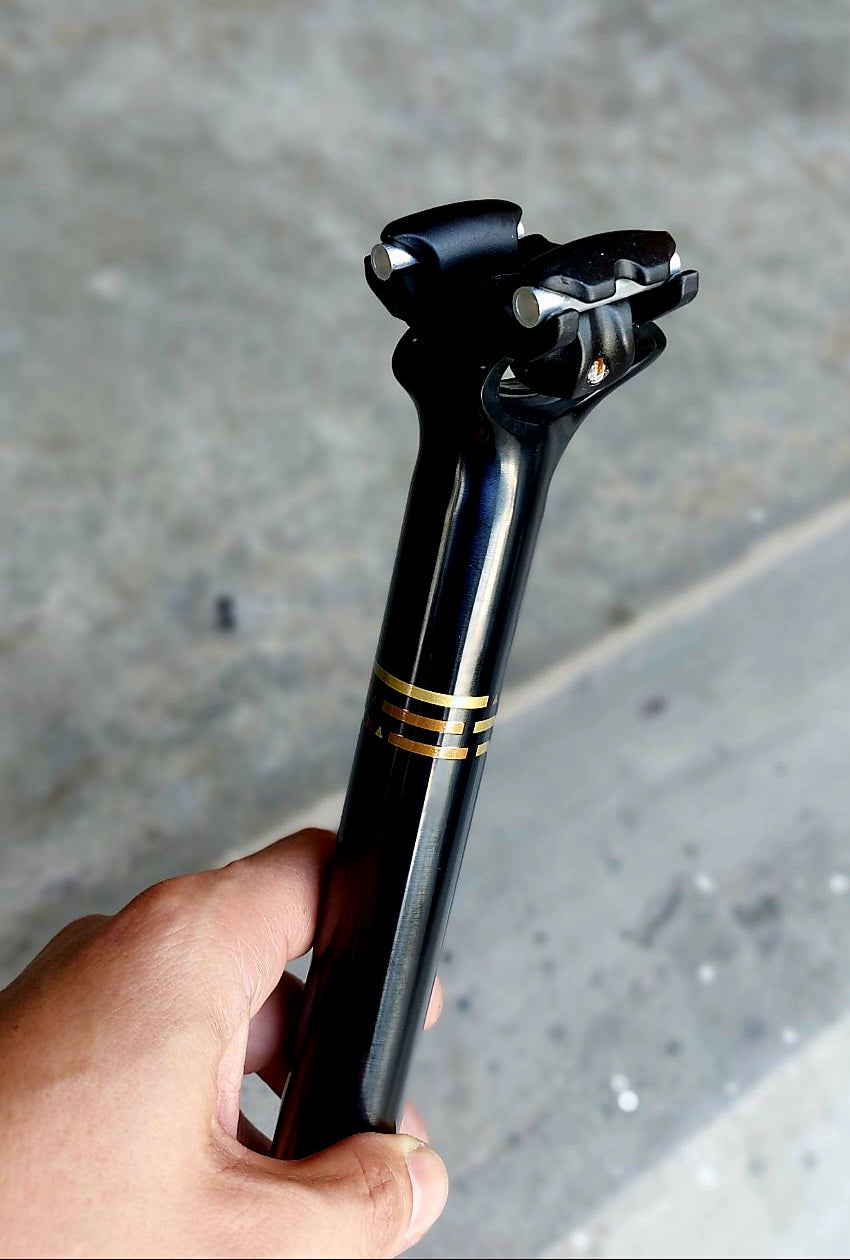 Veloci, Torch Seat Post, Wet Black - 0 offset