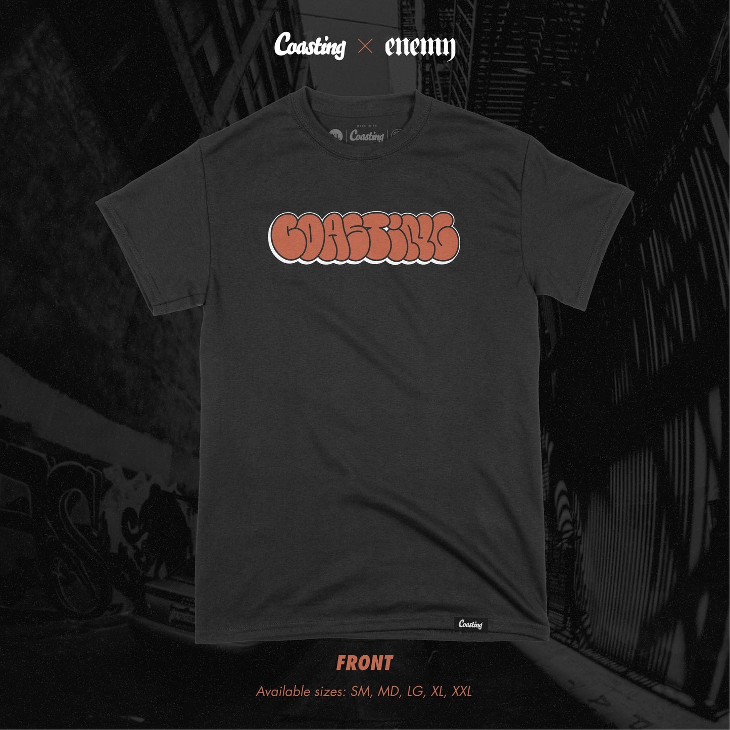 Coasting x Enemy Components, Ride or Die Tshirt