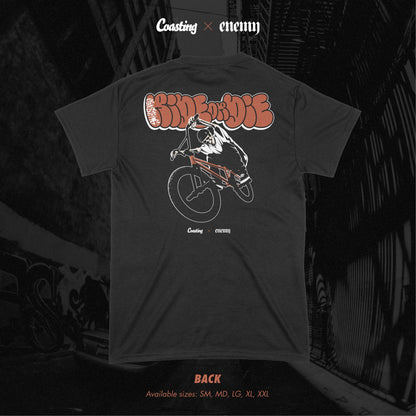 Coasting x Enemy Components, Ride or Die Tshirt