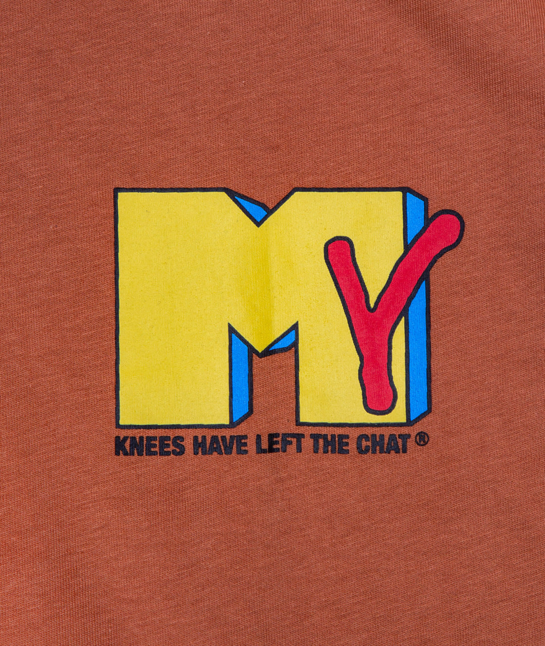 Godandfamous, My Knees Have Left The Chat T-Shirt