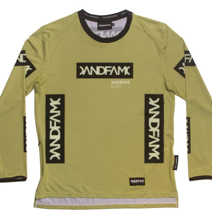 Godandfamous, Team LS Technical Shirt - Spicy Mustard