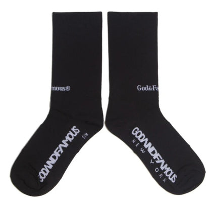 Godandfamous, Creep Socks - Black