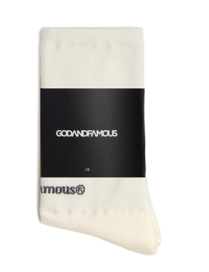 Godandfamous, Creep Socks - Cream