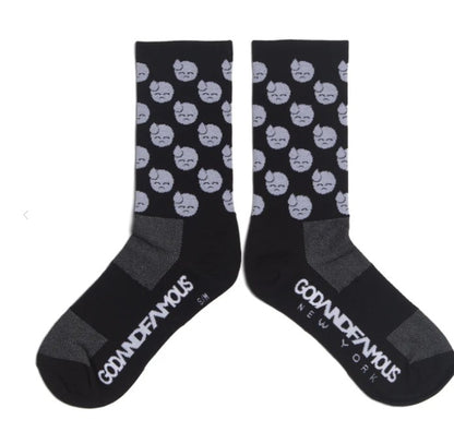 Godandfamous, Socks - Paincave KOM Black