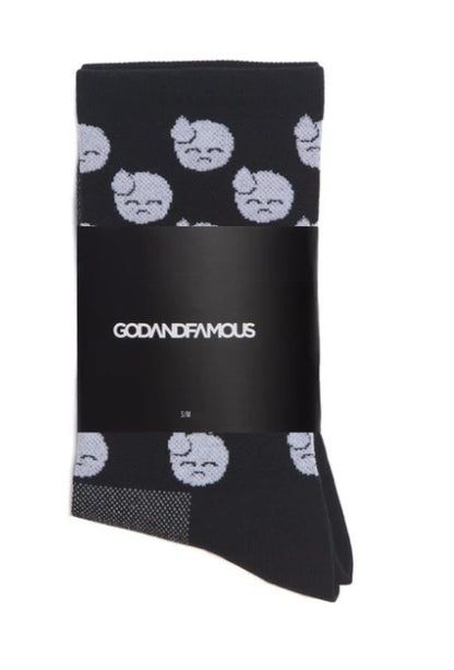 Godandfamous, Socks - Paincave KOM Black